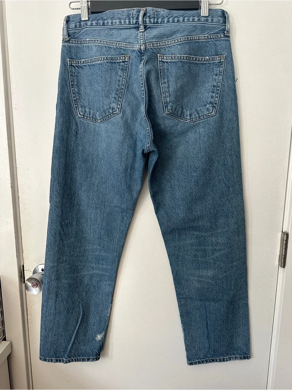 Agolde 90s Vintage Blue Relaxed Straight Ankle Jeans